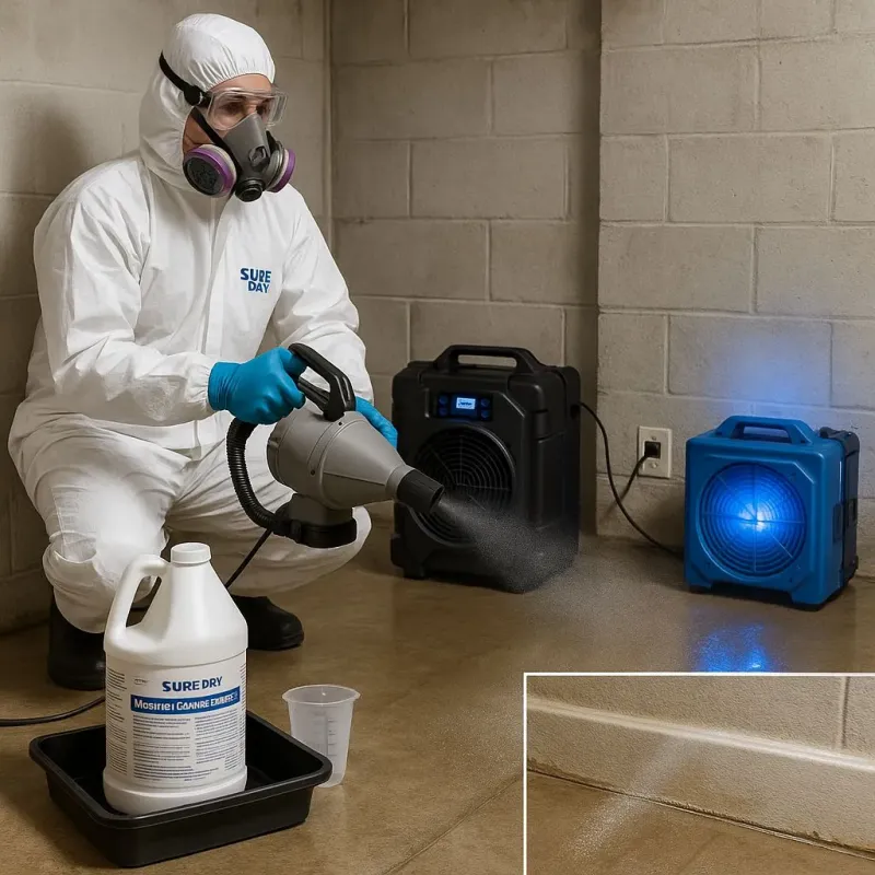 Sanitization and Odor Removal process in Madison Center, CT