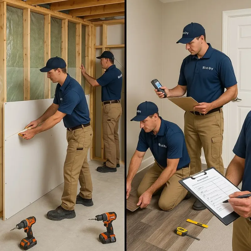 Repairs and Reconstruction process in Madison Center, CT